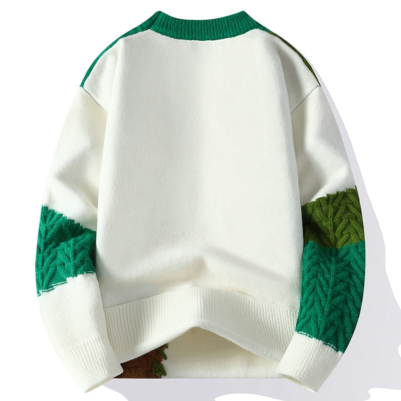 Urban Mosaic Knit Sweater