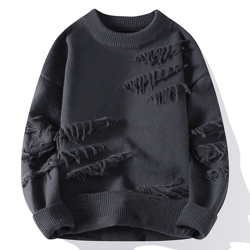 Hype Distressed Sweater –