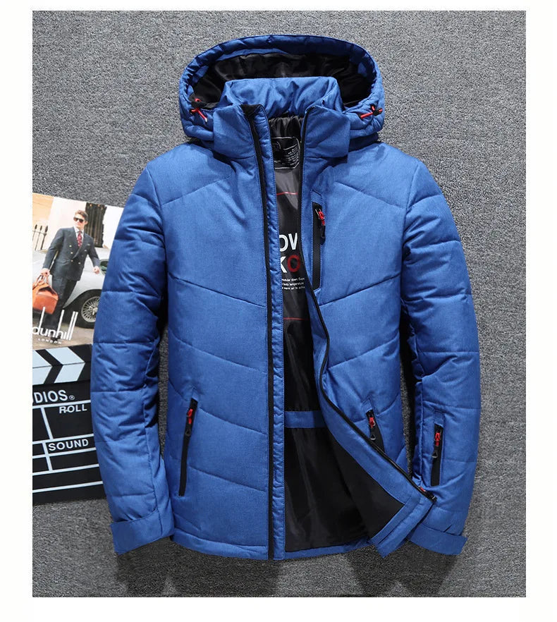 Men’s Luxury Down Jacket – Premium Winter Parka for Ultimate Warmth